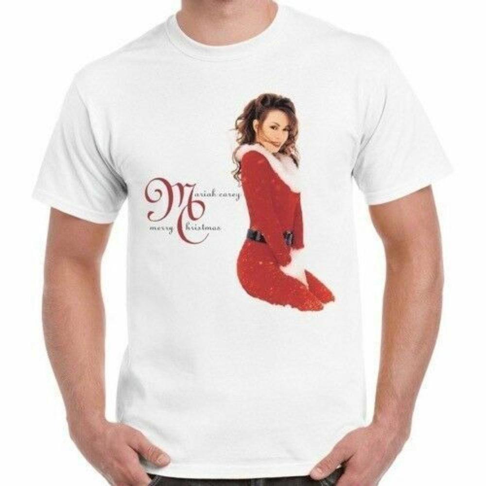 Mariah Carey T-Shirt All I Want For Christmas Is You Xmas Song Gift Retro Tee